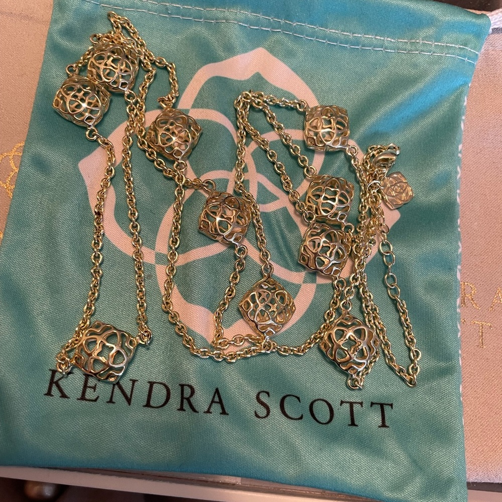 Kendra Scott Filigree Station Necklace